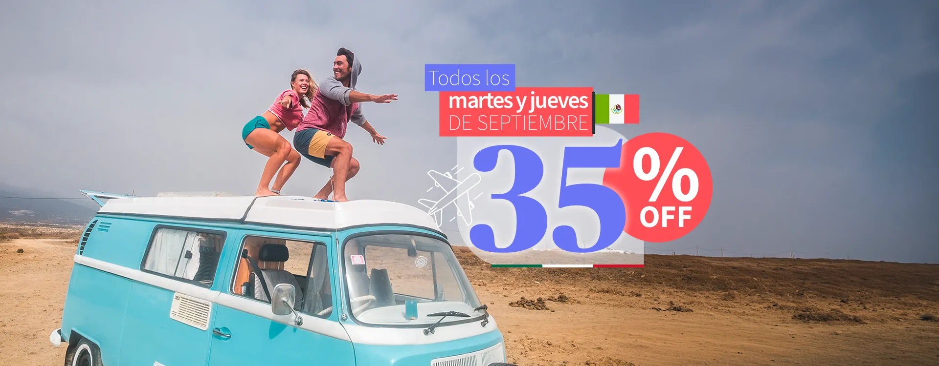 ¡Viva la libertad<br>de viajar!